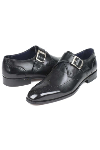 Paul Parkman 98F54 Leather Single Monk-Strap