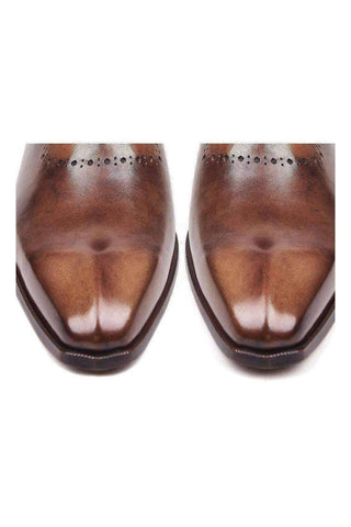 Paul Parkman AG44 Leather Whole-Cut Oxfords (PM6314)