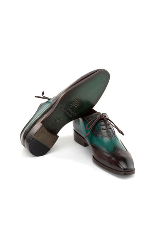 Paul Parkman AL32 Patina Leather Wing-Tip Oxford (PM6464)-AmbrogioShoes