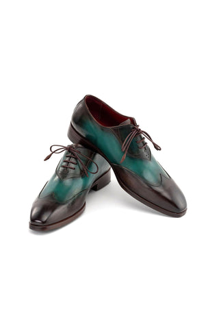 Paul Parkman AL32 Patina Leather Wing-Tip Oxford (PM6464)-AmbrogioShoes