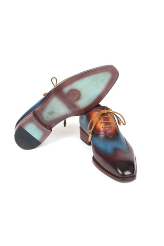 Paul Parkman AL32 Patina Leather Wing-Tip Oxford (PM6464)-AmbrogioShoes