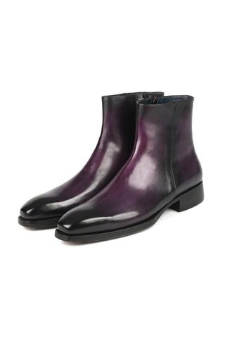 Paul Parkman BT3955 Calf-Skin Leather Zipper Boots (PM6343)