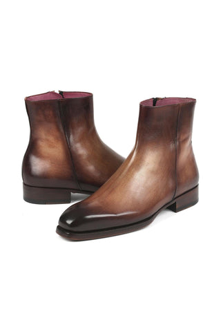 Paul Parkman BT3955 Calf-Skin Leather Zipper Boots (PM6343)