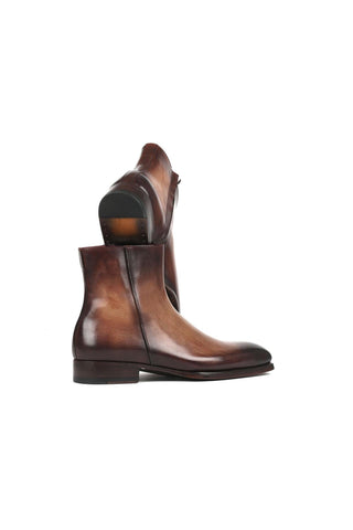 Paul Parkman BT3955 Calf-Skin Leather Zipper Boots (PM6343)