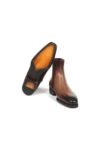 Paul Parkman BT3955 Calf-Skin Leather Zipper Boots (PM6343)