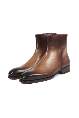 Paul Parkman BT3955 Calf-Skin Leather Zipper Boots (PM6343)