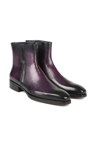 Paul Parkman BT3955 Calf-Skin Leather Zipper Boots (PM6343)