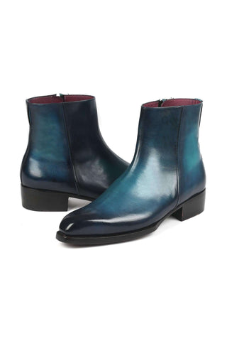 Paul Parkman BT3955 Leather Zipper Boots (PM6343)