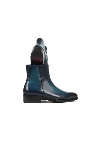Paul Parkman BT3955 Leather Zipper Boots (PM6343)