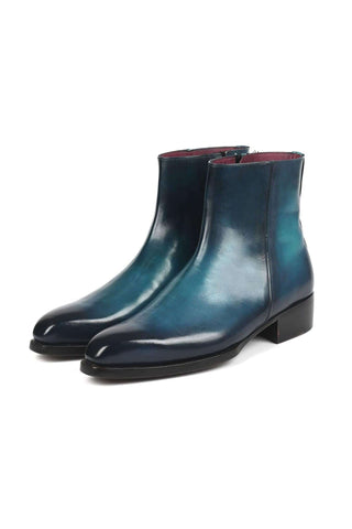 Paul Parkman BT3955 Leather Zipper Boots (PM6343)