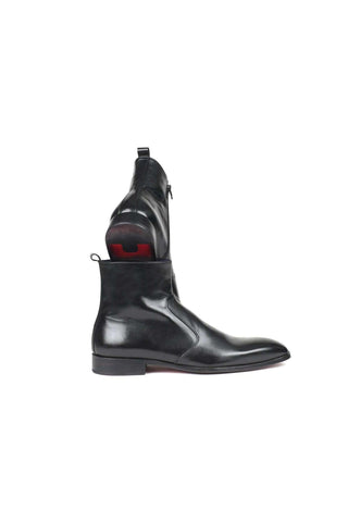 Paul Parkman BT48 Burnished Calf-Skin Leather Zipper Boot (PM5601)-AmbrogioShoes