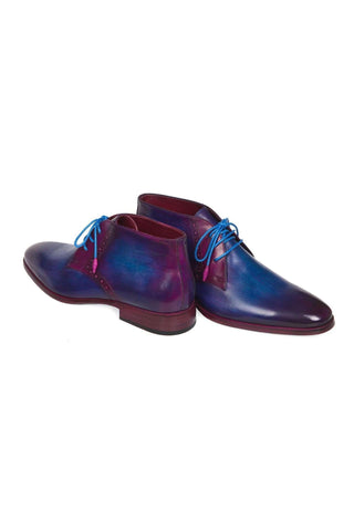 Paul Parkman Blue & Purple Chukka Boots (PM5613)