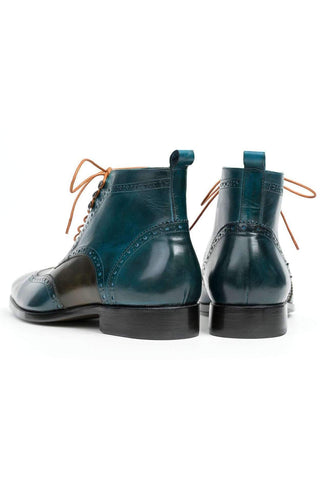 Paul Parkman CH777 Calf-Skin Leather Wing-Tip Ankle Boots (PM6140)