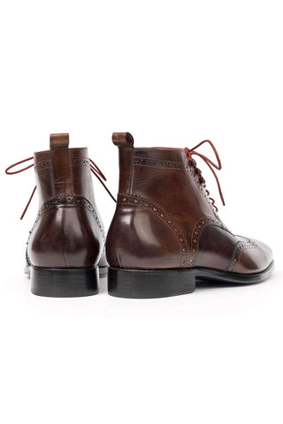 Paul Parkman CH777 Leather Wing-Tip Ankle Boots (PM6140)