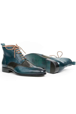 Paul Parkman CH777 Leather Wing-Tip Ankle Boots (PM6140)