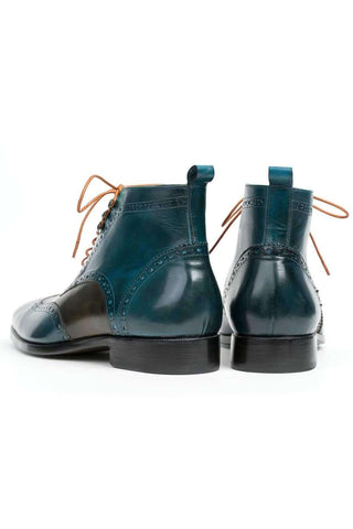 Paul Parkman CH777 Leather Wing-Tip Ankle Boots (PM6140)