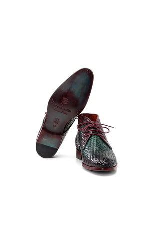 Paul Parkman CK82 Woven Leather Chukka Boot (PM6475)