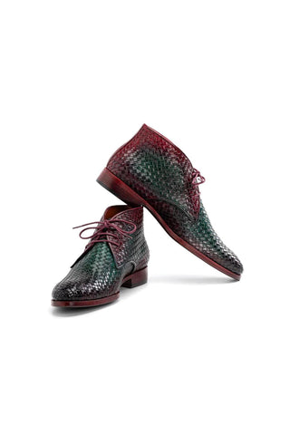 Paul Parkman CK82 Woven Leather Chukka Boot (PM6475)