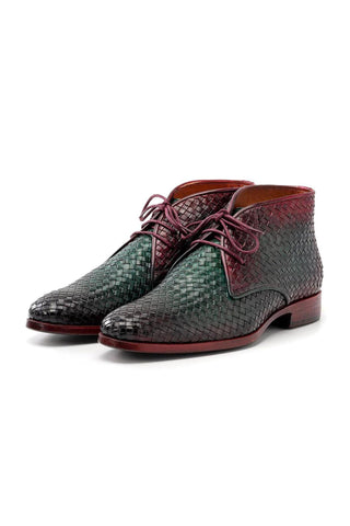 Paul Parkman CK82 Woven Leather Chukka Boot (PM6475)