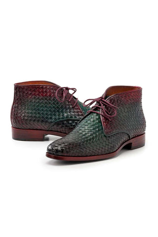 Paul Parkman CK82 Woven Leather Chukka Boot (PM6475)