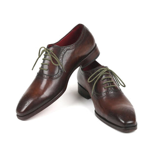 Paul Parkman Calf-Skin Leather Medallion Toe Oxfords (PM6303)-AmbrogioShoes