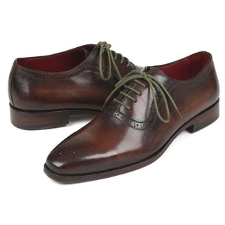 Paul Parkman Calf-Skin Leather Medallion Toe Oxfords (PM6303)-AmbrogioShoes