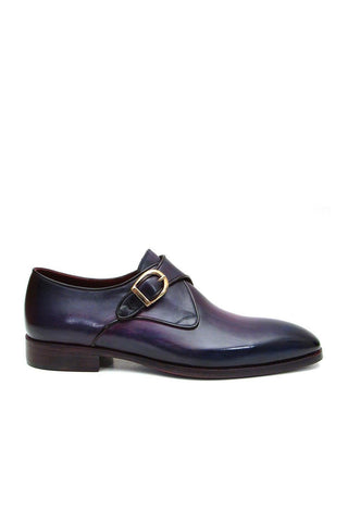 Paul Parkman Calf-Skin Leather Single Monk-Straps (PM6291)