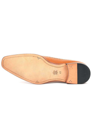 Paul Parkman Cognac and Cream Calf-Skin Wingtip Derby 924CC55 (PM6122)