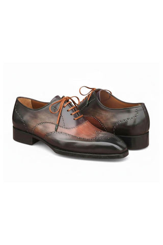 Paul Parkman E271 Welted Patina Leather Wing-Tip Oxford (PM6489)