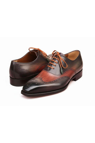 Paul Parkman E271 Welted Patina Leather Wing-Tip Oxford (PM6489)
