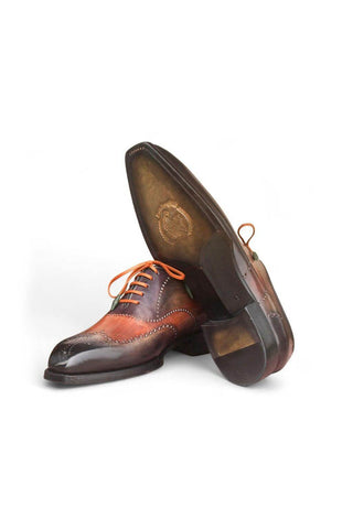 Paul Parkman E271 Welted Patina Leather Wing-Tip Oxford (PM6489)