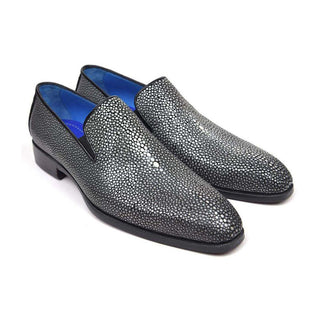 Paul Parkman Handmade Shoes Genuine Stingray Loafers (PM5505)-AmbrogioShoes