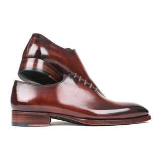 Paul Parkman Handmade Designer Shoes Goodyear Welted Wholecut Brown Oxfords (PM5853)-AmbrogioShoes