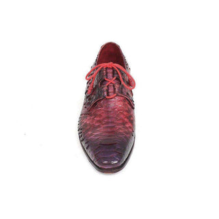 Paul Parkman Handmade Shoes Lila Exotic Ghillie Lacing Dress Oxfords (PM5466)-AmbrogioShoes