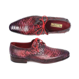 Paul Parkman Handmade Shoes Lila Exotic Ghillie Lacing Dress Oxfords (PM5466)-AmbrogioShoes