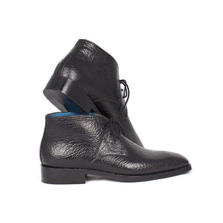 Paul Parkman Handmade Shoes Men's Chukka Boots Black (PM5401)-AmbrogioShoes
