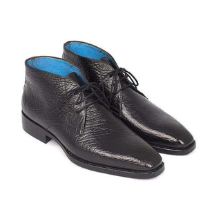 Paul Parkman Handmade Shoes Men's Chukka Boots Black (PM5401)-AmbrogioShoes