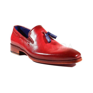 Paul Parkman Handmade Shoes Men's Shoes Bordeaux Tassel Loafers (PM2010)-AmbrogioShoes