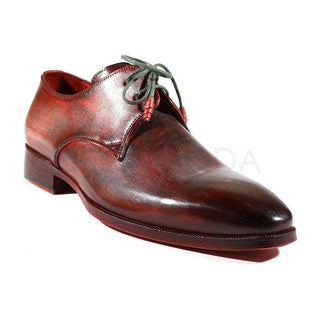 Paul Parkman Handmade Shoes Men's Shoes Mixed Color Calfskin Derby Shoes Oxfords (PM2003)-AmbrogioShoes