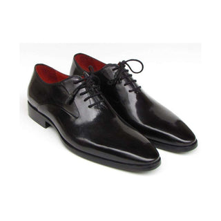 Paul Parkman Handmade Designer Shoes Men's Handmade Designer Shoes Black Oxfords (PM5210)-AmbrogioShoes