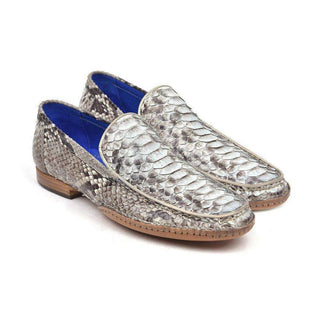 Paul Parkman Handmade Shoes Men's Handmade Shoes Opanka Stitched Moccasins (PM5514)-AmbrogioShoes