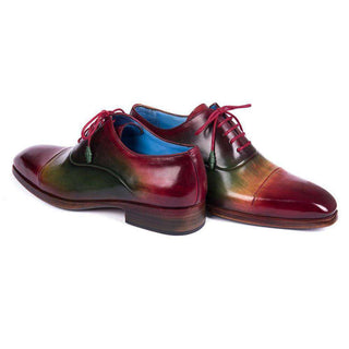 Paul Parkman Handmade Shoes Mens Multi Calfskin Captoe Oxfords(PM5813)-AmbrogioShoes