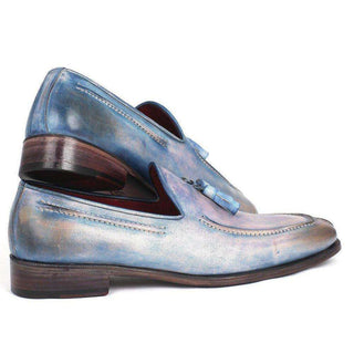 Paul Parkman Handmade Shoes Tassel Lila Hand-Painted Loafers (PM5456)-AmbrogioShoes