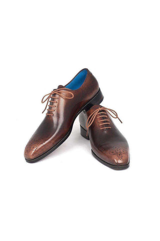 Paul Parkman KR254 Calf-Skin Leather Whole Cut Oxfords (PM6381)