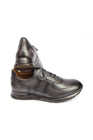 Paul Parkman LP207 Patina Calf-Skin Leather Sneakers (PM6432)-AmbrogioShoes