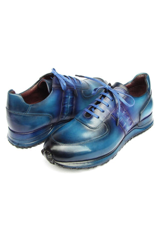 Paul Parkman LP207 Patina Calf-Skin Leather Sneakers (PM6432)-AmbrogioShoes