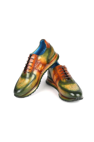 Paul Parkman LP207 Patina Leather Sneakers (PM6432)