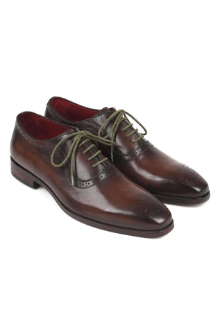 Paul Parkman Leather Medallion Toe Oxfords (PM6303)