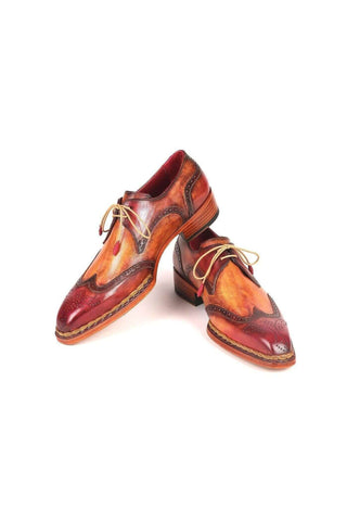 Paul Parkman Leather Norwegian Welted Wingtip Derby (PM6472)