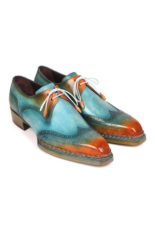 Paul Parkman Leather Norwegian Welted Wingtip Derby (PM6472)
